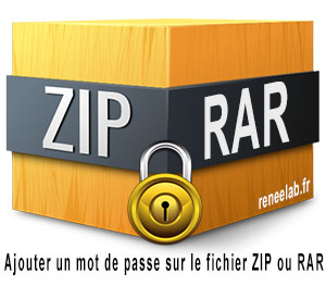 Ajouter un mot de passe sur le fichier ZIP ou RAR