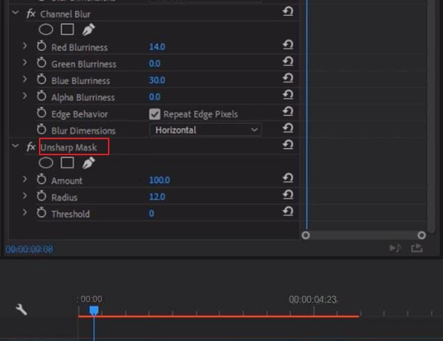 Effets Adobe Premiere Pro