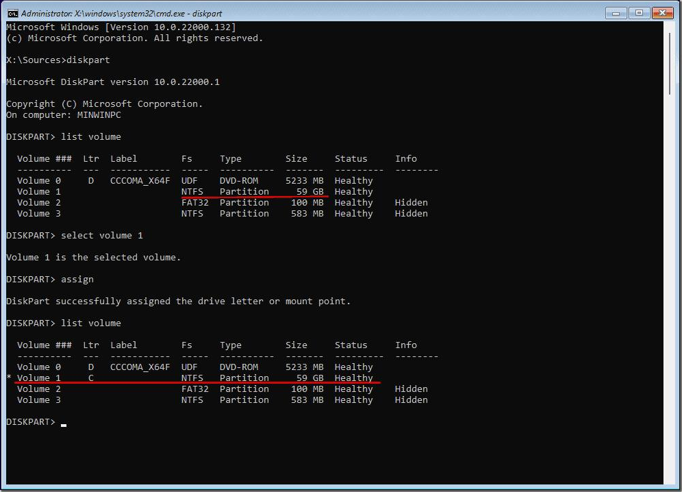 Invite de commandes