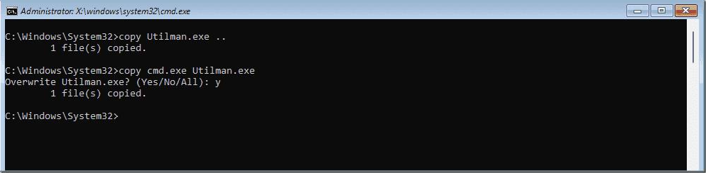 Invite de commandes