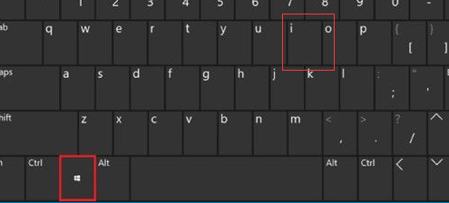 Touches Windows + I
