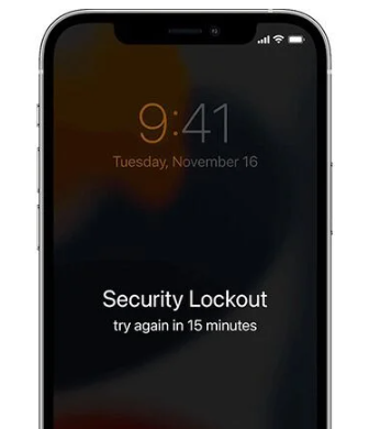 Verrouillage de sécurité de l'iPhone