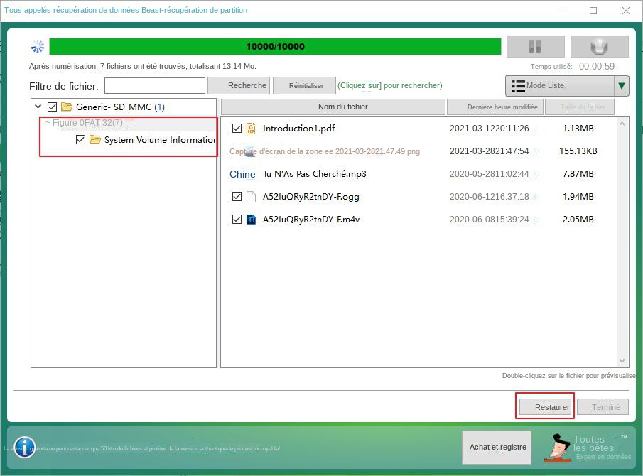 Étapes pour Supprimer facilement la partition de clé USB Rene.E Laboratory