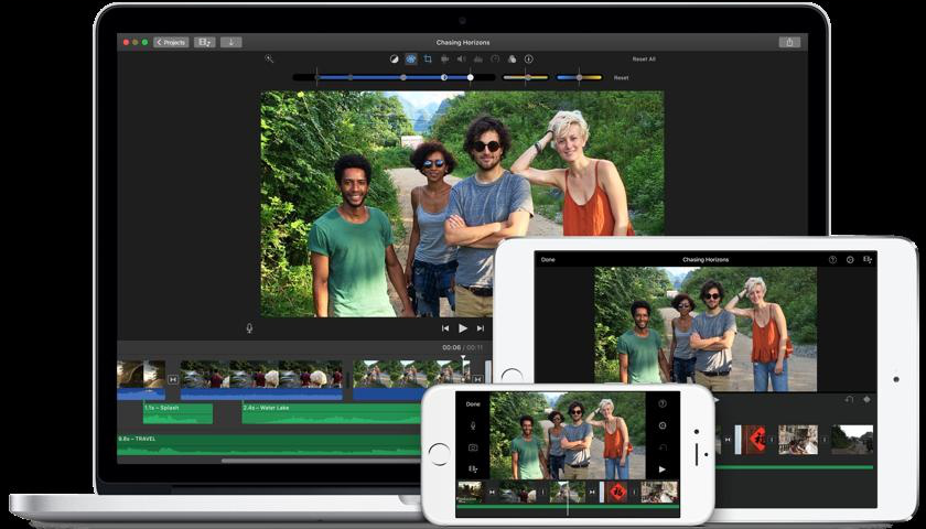 Logiciel de montage vidéo iMovie