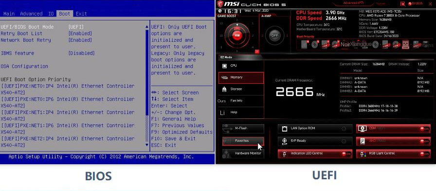 UEFI et BIOS