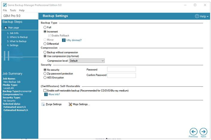 Interface de fonctionnement du logiciel Genie Timeline Manager Pro.9.0