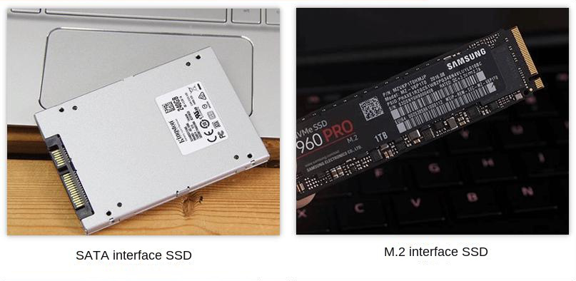SSD avec différentes interfaces