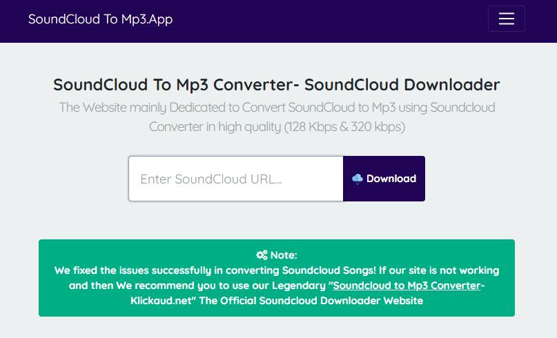 conversion de téléchargement soundcloud en mp3