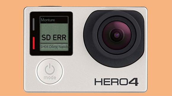 Erreur GoPro SD ERR