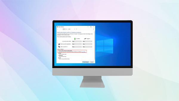 désactiver le démarrage rapide de windows 10