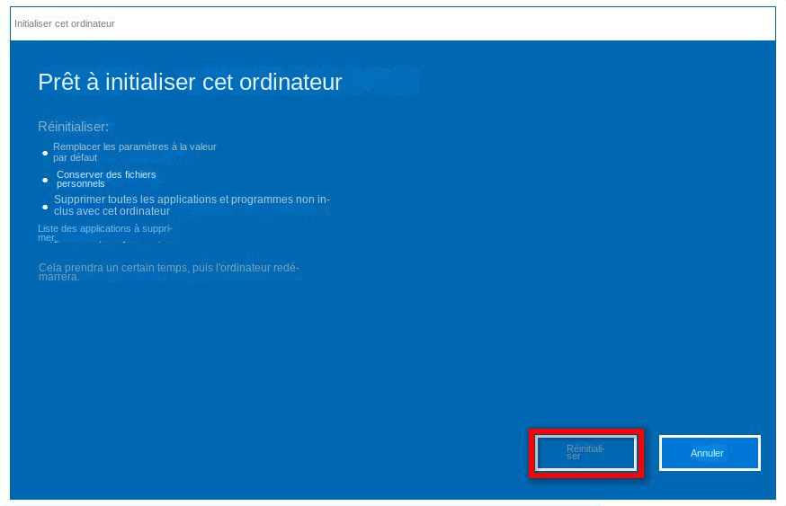 Comment restaurer Windows 10 à l