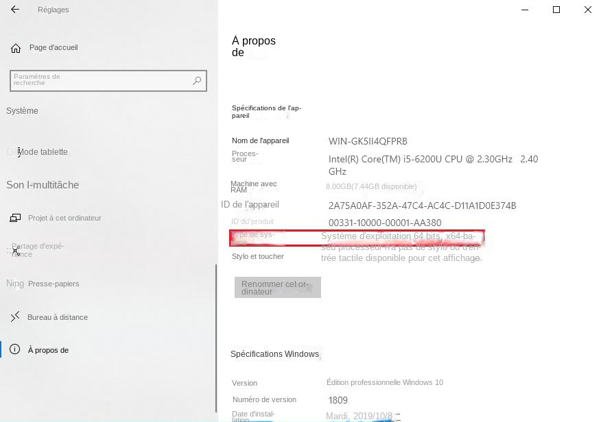 Comment exécuter des programmes 64 bits sur un système d'exploitation
