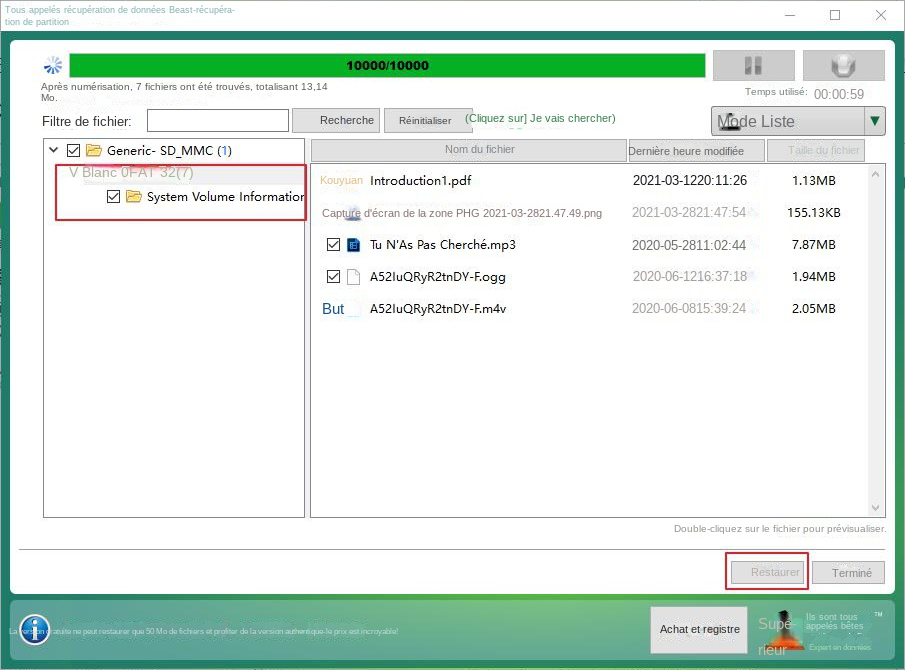 Comment récupérer la partition supprimée de la carte SD ? Rene.E Laboratory