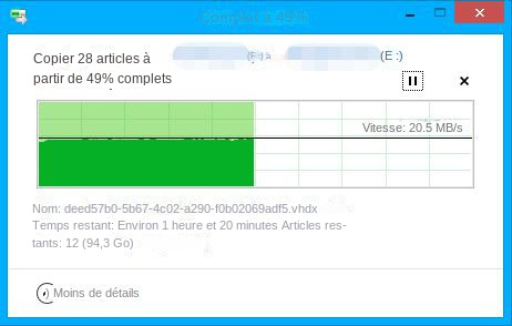 copie de fichiers