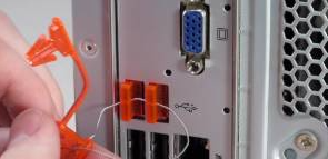 Sceller physiquement le port USB de l'ordinateur