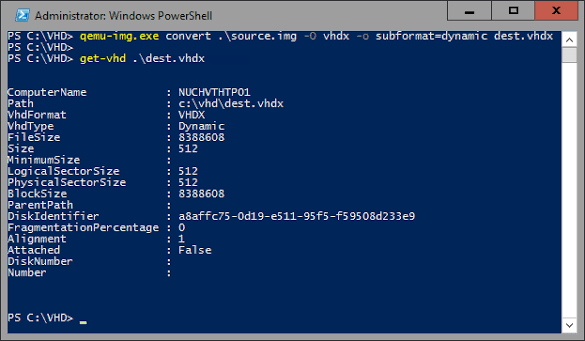 utilisation de qemu_img pour convertir img en vhdx