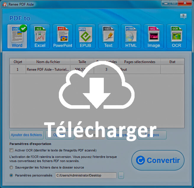 télécharger le convertisseur PDF gratuit-Renee PDF Aide