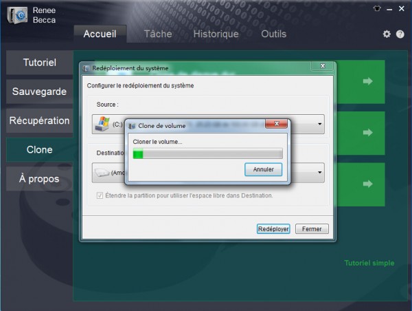 Renee Becca - Logiciel de sauvegarde pour restaurer Windows 8
