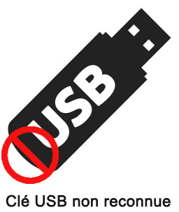 Récupérer les fichiers d'une clé USB non reconnue