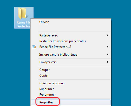 Crypter un dossier sous Windows - Renee File Protector