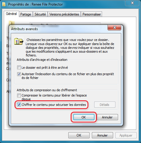 Crypter un dossier sous Windows - Renee File Protector