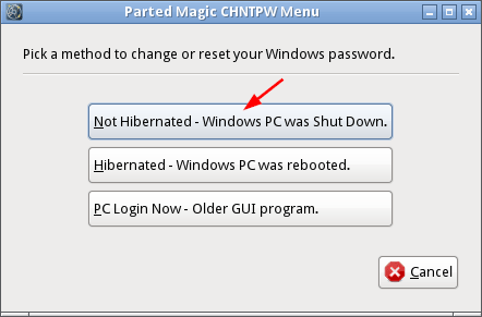 Réinitialiser le mot de passe Windows avec Chntpw-2