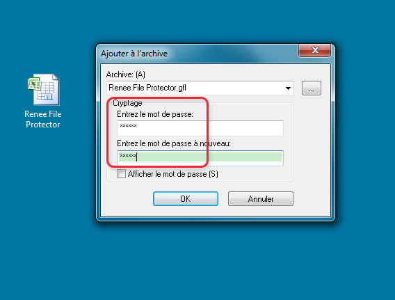 créer un mot de passe pour un fichier excel