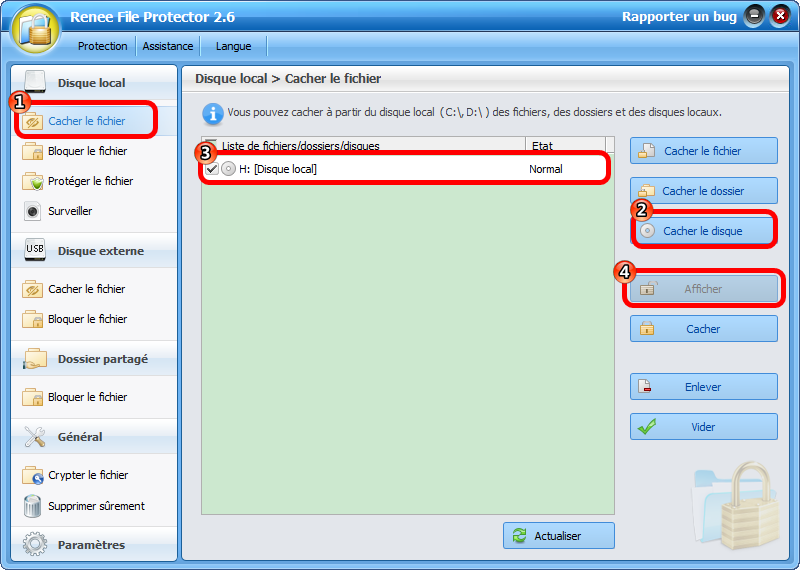 disque protege en ecriture - step 4