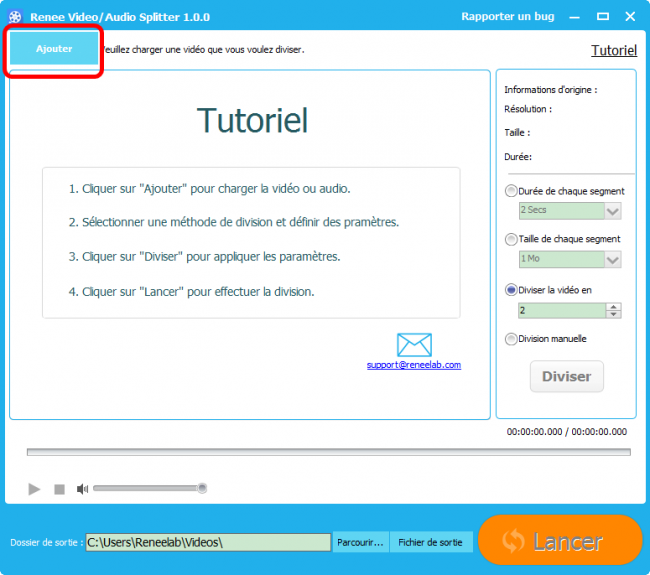 Comment diviser une vidéo en plusieurs parties ? Rene.E Laboratory Support Center