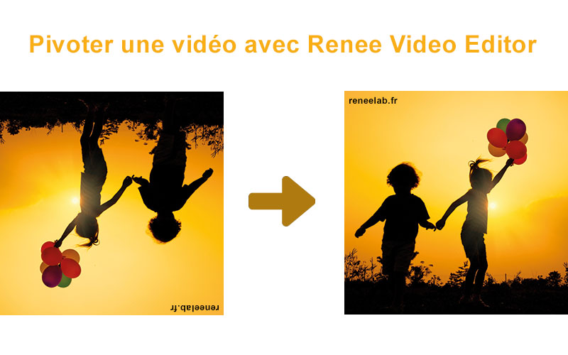 pivoter une vidéo avec Renee Video Editor