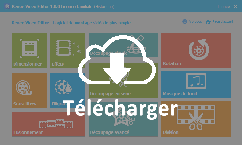 telecharger la version gratuite de renee video editor