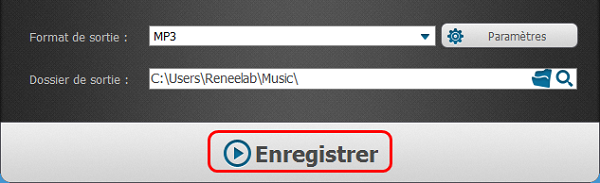 Logiciel d'enregistrement audio - Renee Audio Recorder Pro