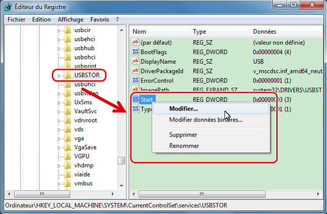 Désactiver le port USB par le registre Windows - Renee USB Block