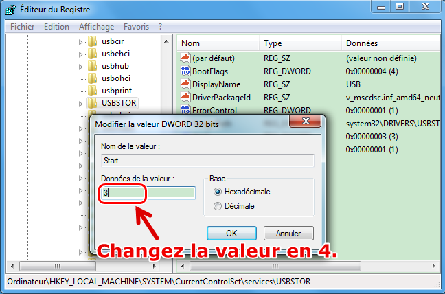 Désactiver le port USB par le registre Windows - Renee USB Block