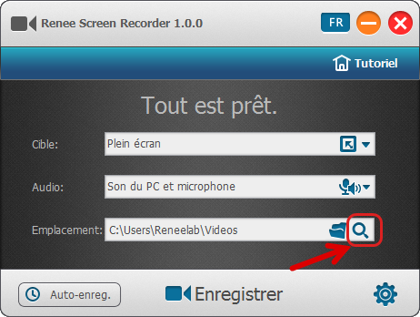 Vérifier la vidéo capturée-Renee Screen Recorder