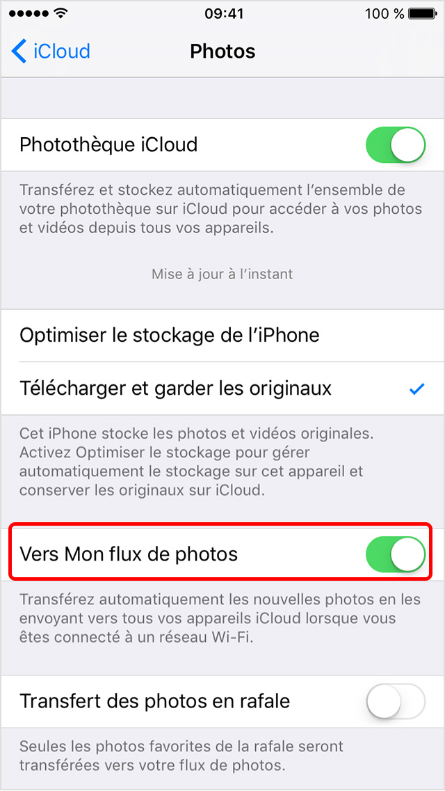 Récupérer les photos depuis mon flux de photos-Renee iPhone Recovery