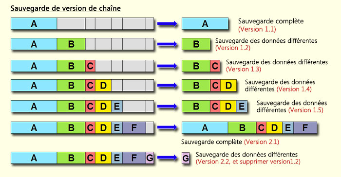 Sauvegarde de version de chaîne - Renee Becca