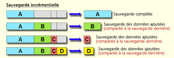 sauvegarde incrémentielle - Renee Becca