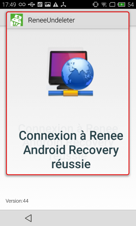 Récupérer les photos sur le mobile Android - Renee Android Recovery