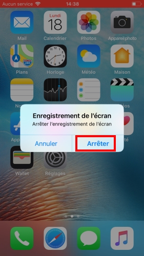 Enregistrer l'écran d'iPhone -