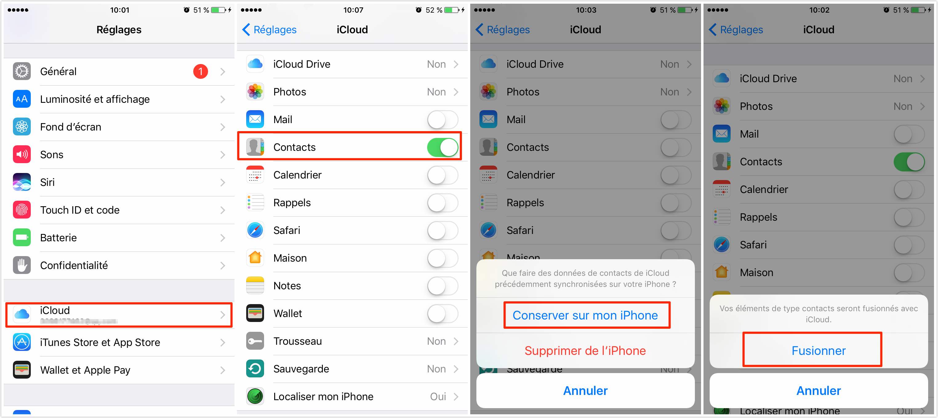 Récupérer les contacts depuis iPhone 7 - Renee iPhone Recovery