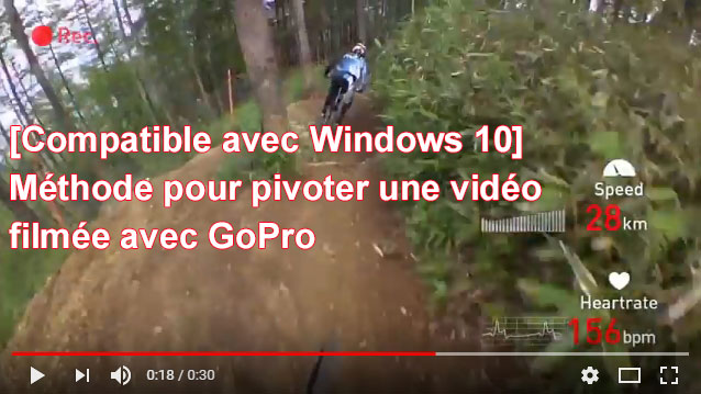 Pivoter la vidéo filmée avec GoPro-Renee Video Editor