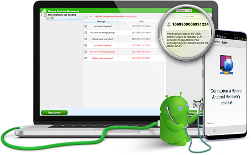 Récupérer les fichiers perdus sur le mobile Android - Renee Android Recovery
