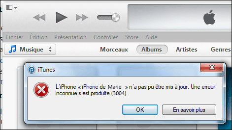 Erreur 3004 d'iTunes - Renee iPhone Recovery