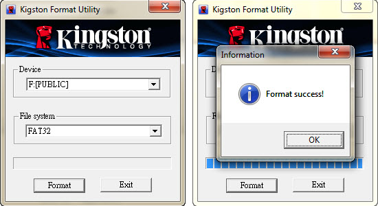 Kingston Format Utility