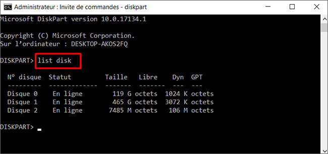 Taper list disk