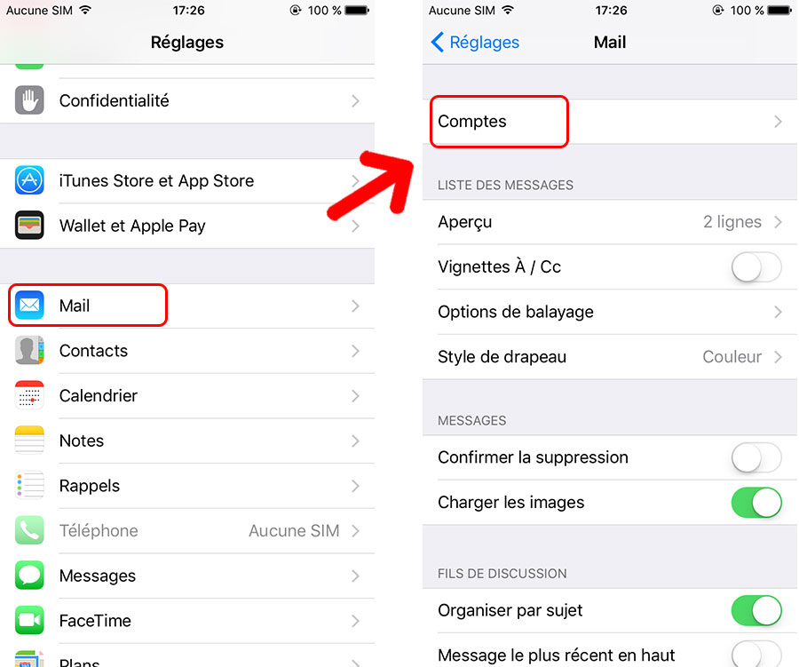 Synchroniser vos contacts d'iPhone vers votre compte Gmail-1