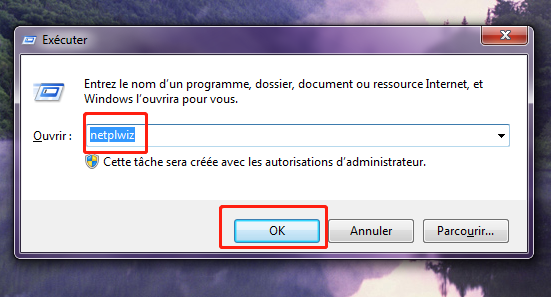 invite de commande de configurer la connexion automatique Win10