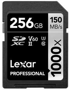 carte SDXC de 256 Go