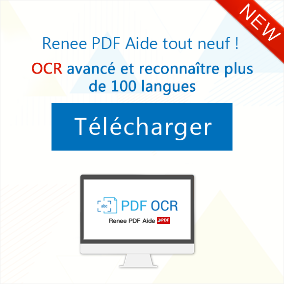 Télécharger l'outil OCR avancé de Renee PDF Aide